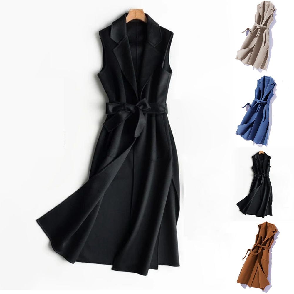 Women Formal Wear Stitching - Kadınlar için Termal Düşük Yaka Kolsuz