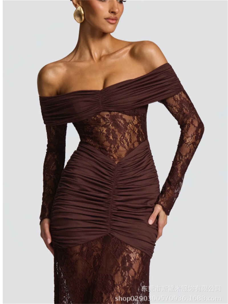 Women Formal Party Wear Dress - Seksi Dantel Denizkızı Kadın Balo Elbise
