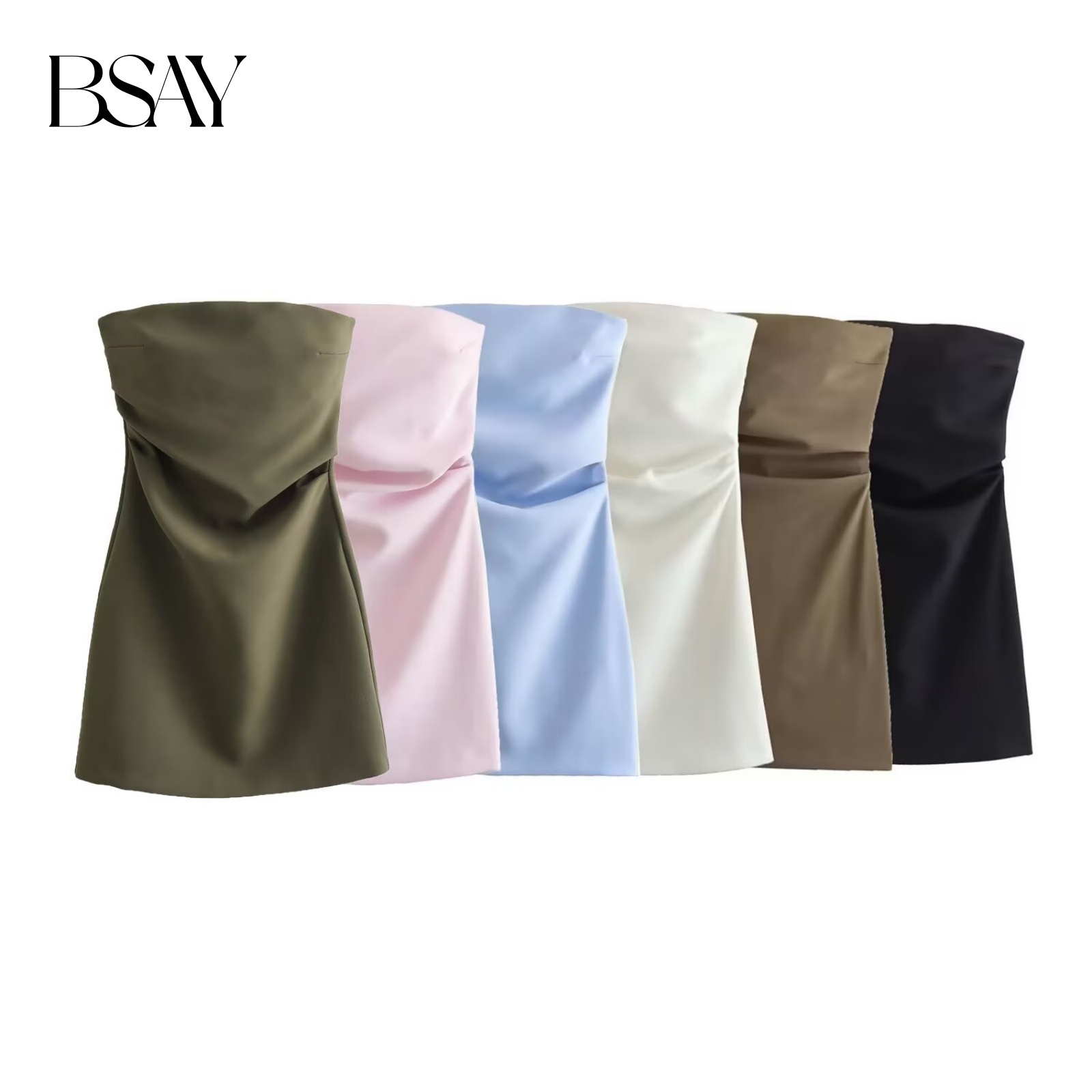Women Formal Wear Zara - BSAY Kadın Moda Seksi Geri Fermuar