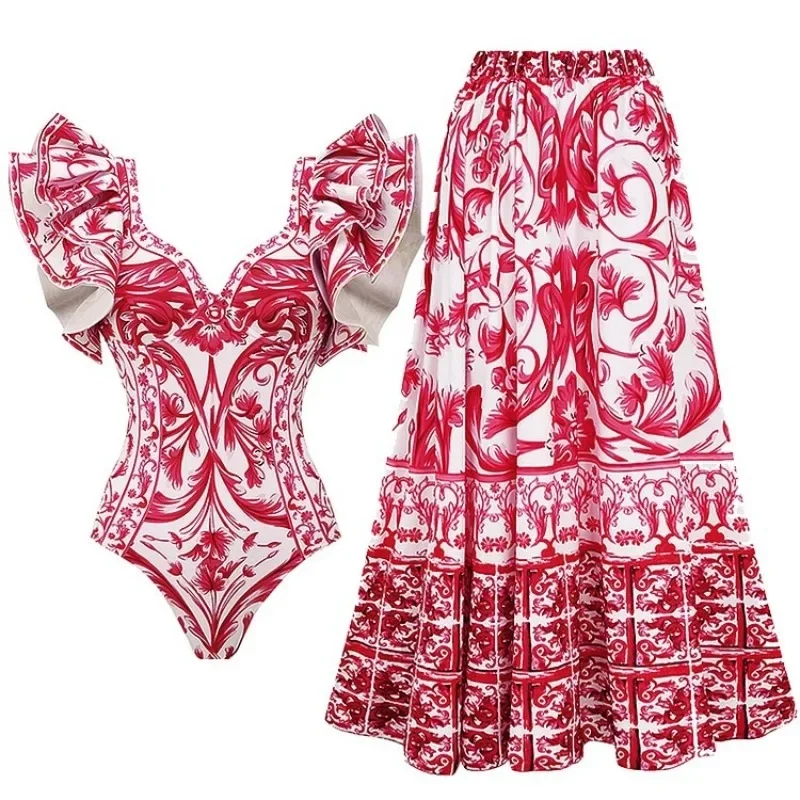 Kadınlar için baskılı tek parç - Monochrome Suit Set incelemesi ve fiyatı