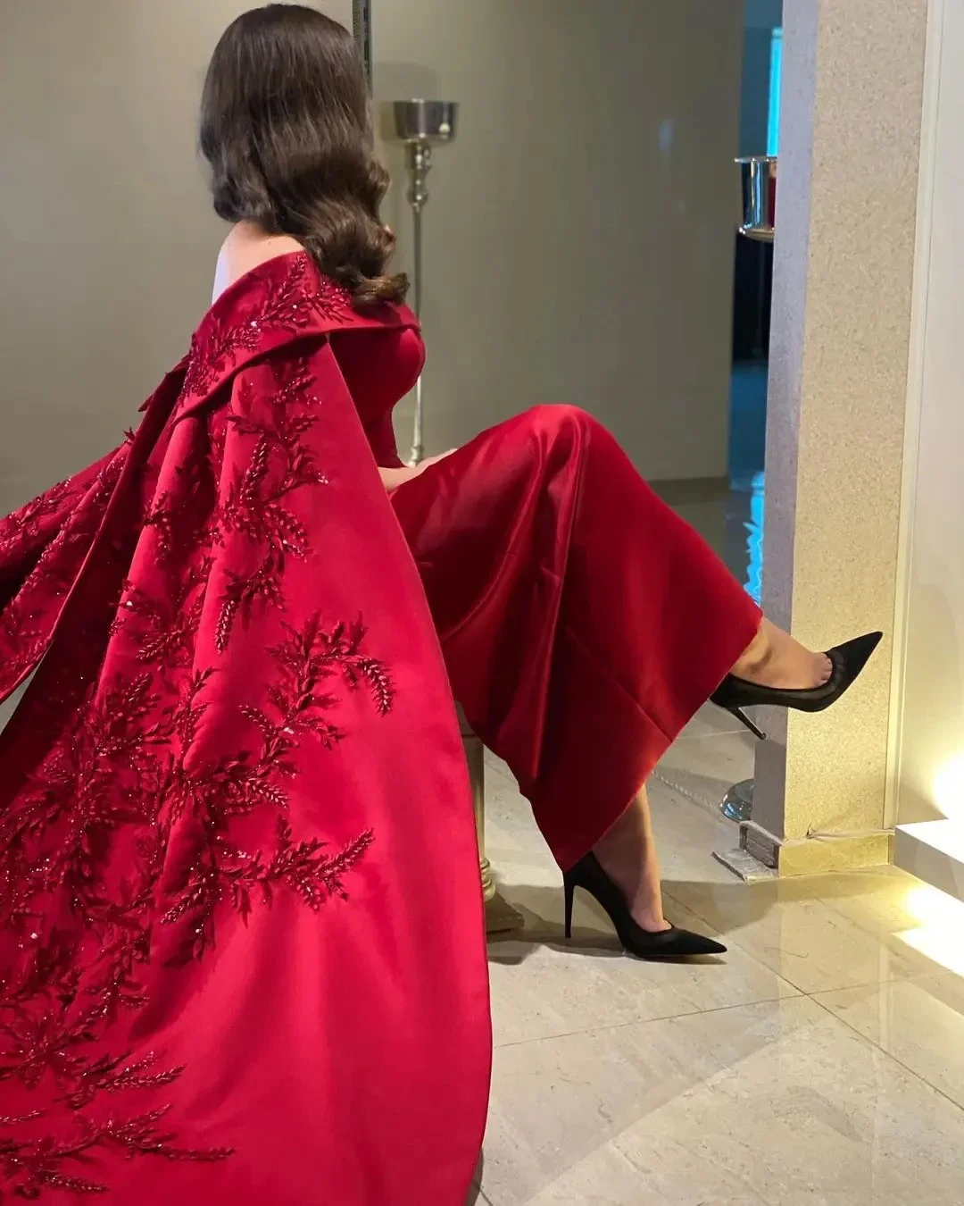Özelleştirilmiş Ayak Bileği Uz - Women Formal Party Wear Dress incelemesi ve fiyatı
