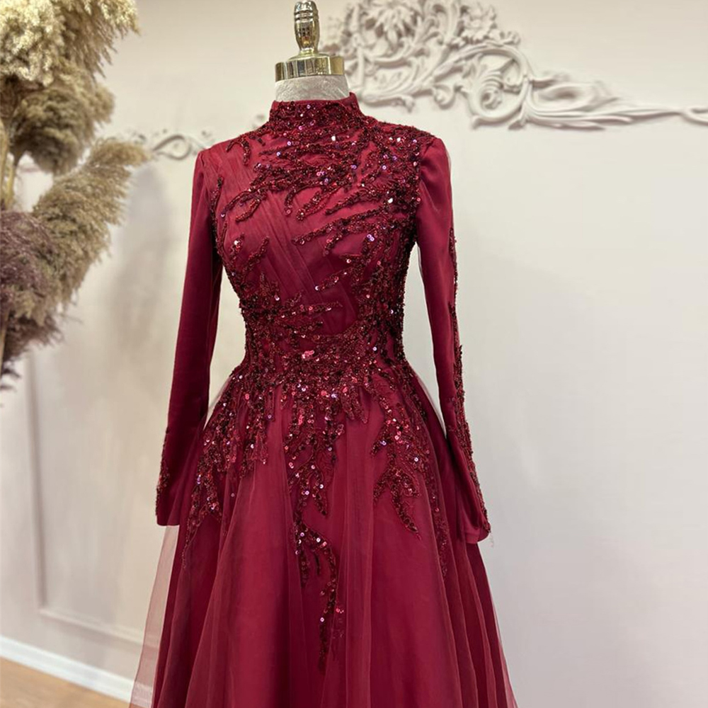 Boncuk ayak bileği uzunluk A L - Women Formal Party Wear Dress incelemesi ve fiyatı