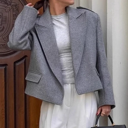 Kadın Tüvit Omuz Vatkalı Ceket - Women Formal Wear Stitching incelemesi ve fiyatı