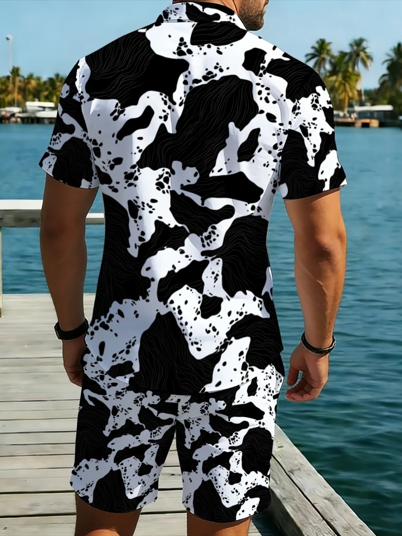 Tek Renkli Soyut Kamuflaj Dese - Monochrome Suit Set incelemesi ve fiyatı