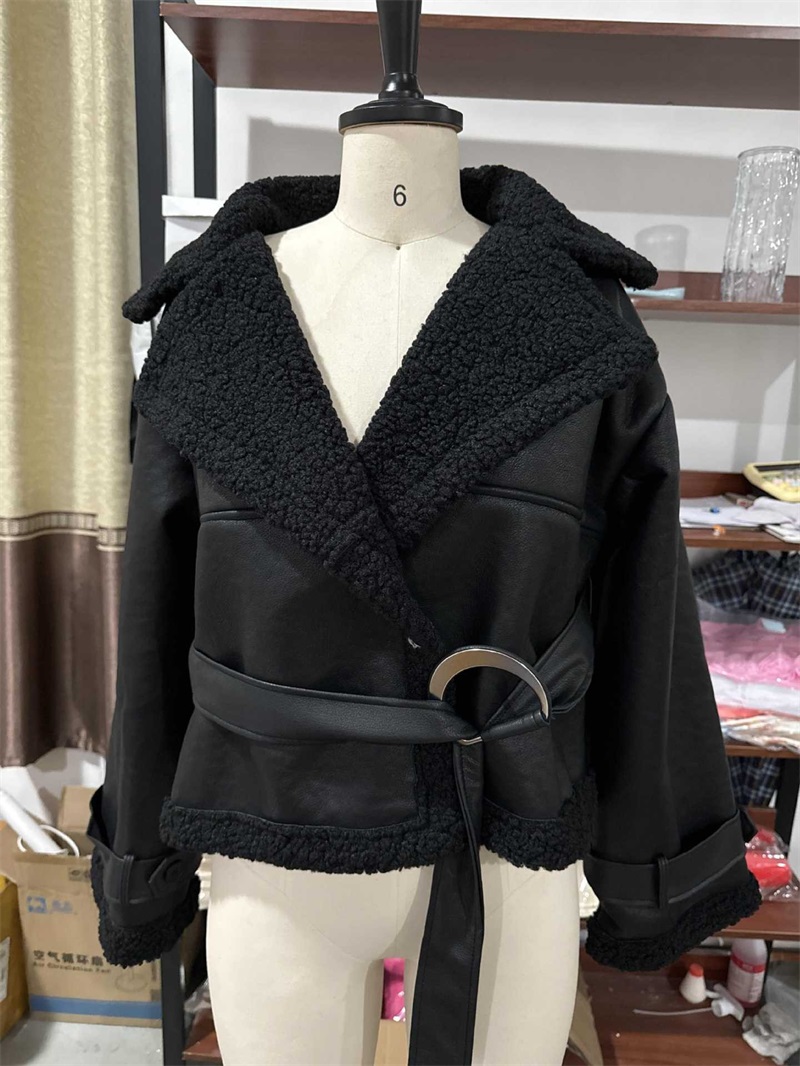 PU Deri Kürk Siyah Kadın Ceket - Women'S Formal Wear Jackets incelemesi ve fiyatı