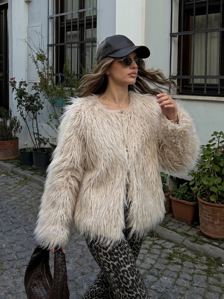 HH Kadın Zarif Suni Kürk Ceket - Women Formal Wear Stitching incelemesi ve fiyatı