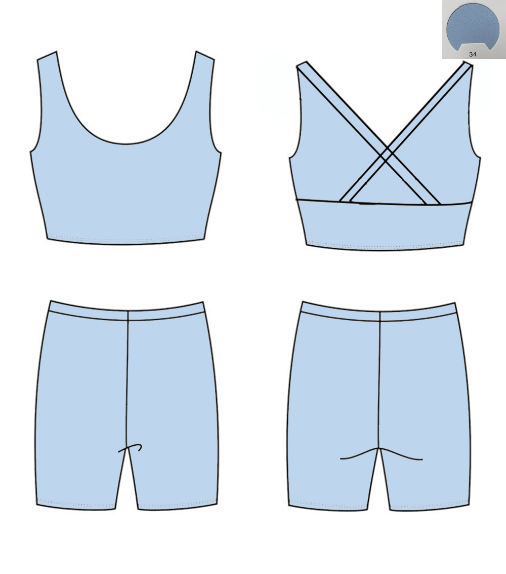 Tek Renkli Yoga Malzemesi Sırt - Monochrome Suit Set incelemesi ve fiyatı