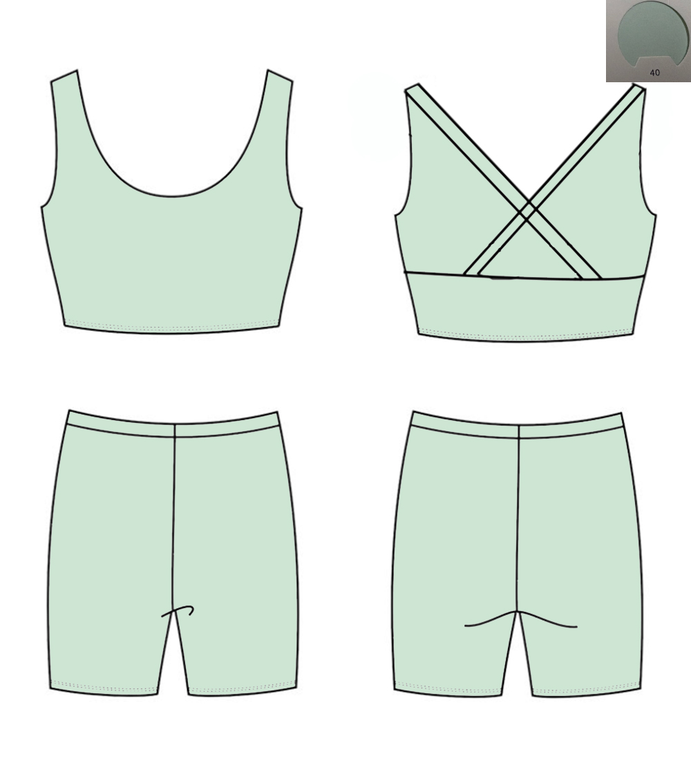Tek Renkli Yoga Malzemesi Sırt - Monochrome Suit Set incelemesi ve fiyatı