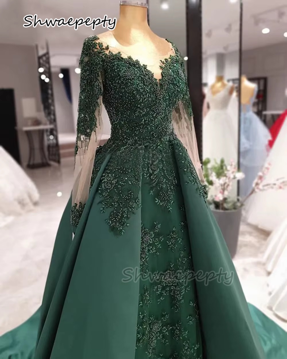 Zarif Hunter Yeşil Abiye Arapç - Women Formal Wear Dubai incelemesi ve fiyatı
