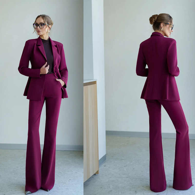 Saf Renk Kadın Pantolon Takım  - Women Formal Party Wear Dress incelemesi ve fiyatı