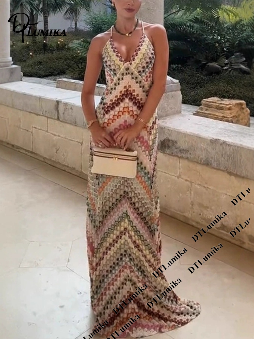 DTLumika Bohemian Baskılı Spag - Women'S Formal Resort Wear incelemesi ve fiyatı