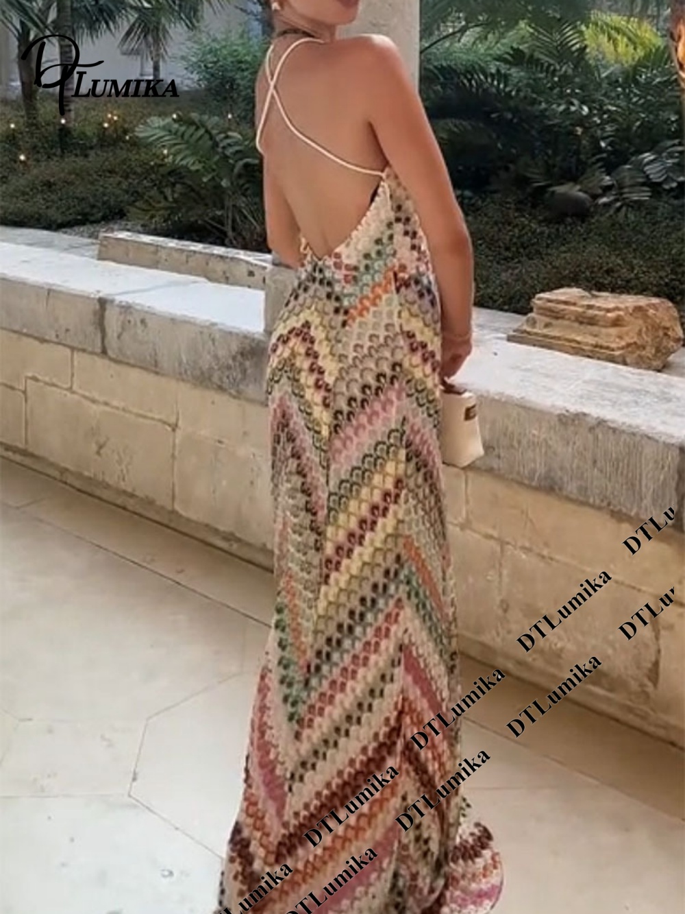 DTLumika Bohemian Baskılı Spag - Women'S Formal Resort Wear incelemesi ve fiyatı