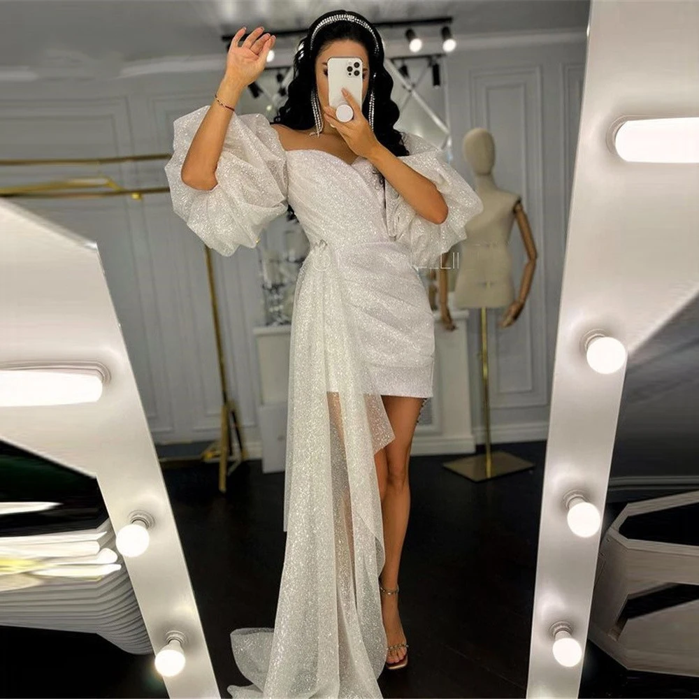Pırıltılı Kısa Gelinlik Puf Ko - Women Formal Wear Dubai incelemesi ve fiyatı