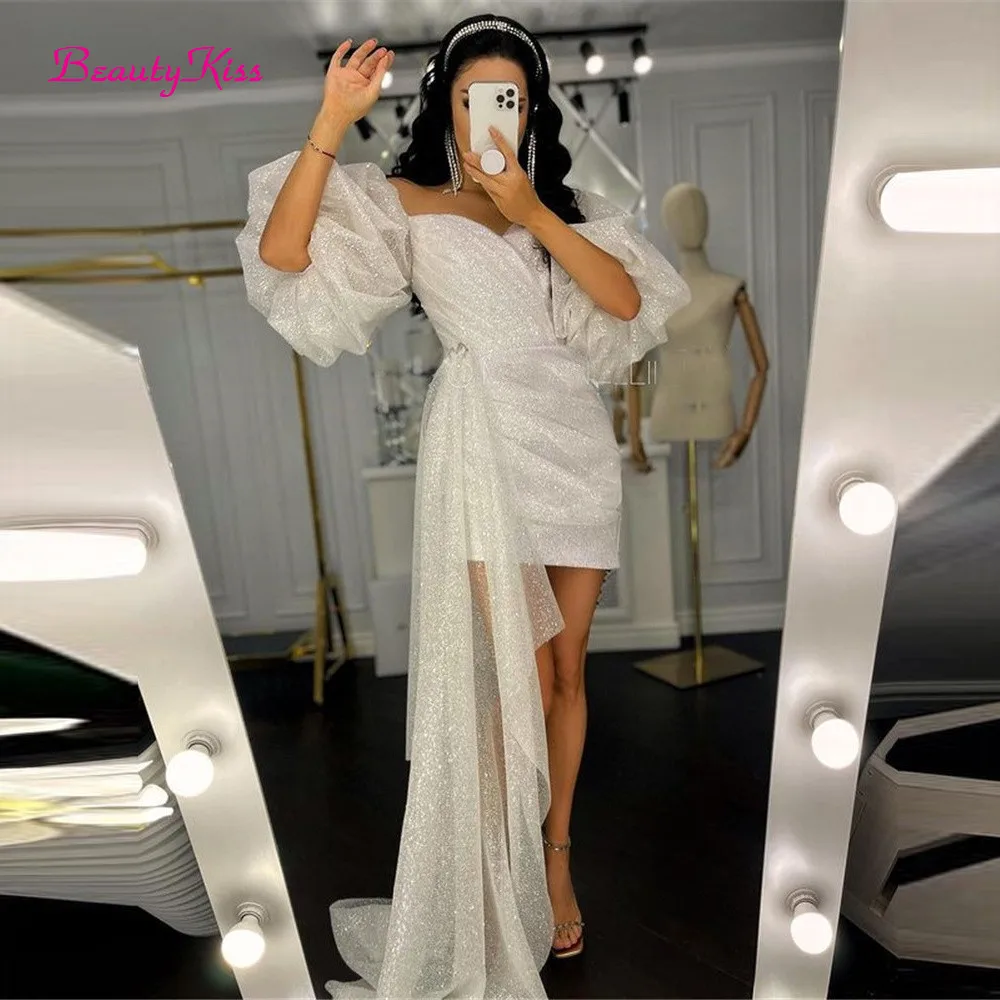 Pırıltılı Kısa Gelinlik Puf Ko - Women Formal Wear Dubai incelemesi ve fiyatı