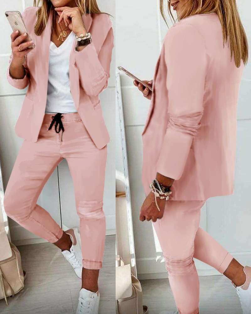 Kadın Tek Renkli Rahat takım e - Monochrome Suit Set incelemesi ve fiyatı