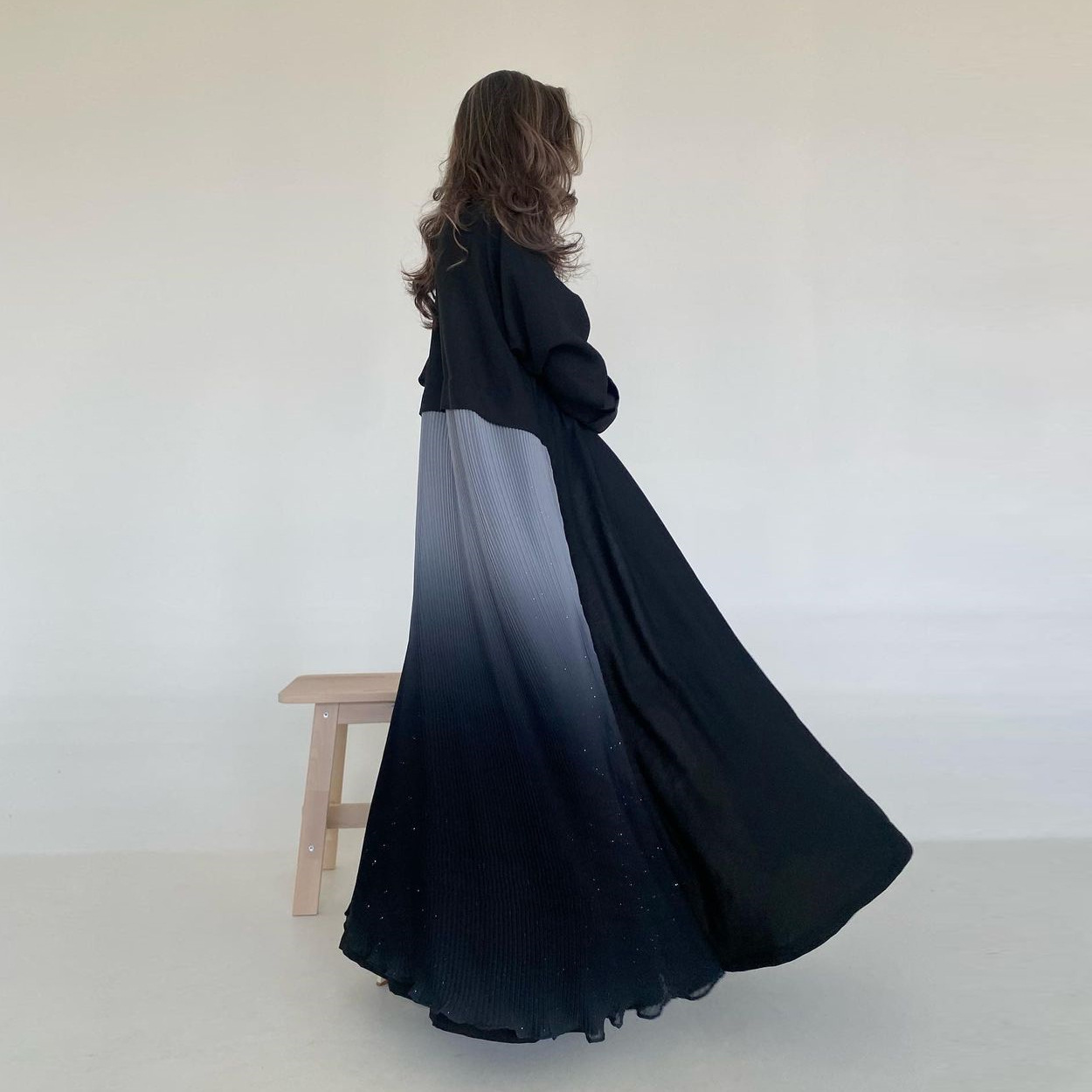 Müslüman Kadınlar Pileli Abaya - Women Formal Wear Dubai incelemesi ve fiyatı